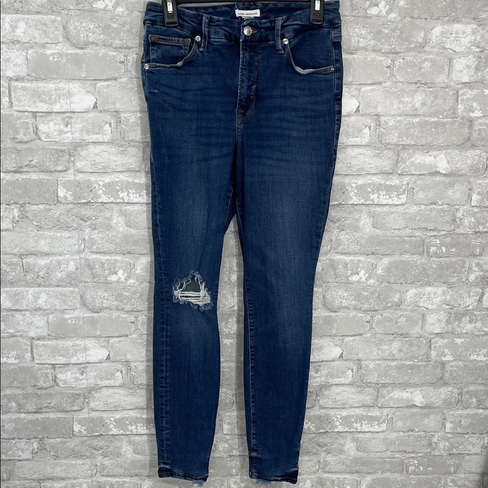 Good American Dark Blue Skinny Jeans
